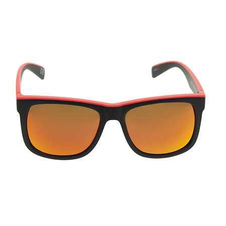Panama Jack Mens Full Frame Rectangular UV Protection Sunglasses, One Size , Black
