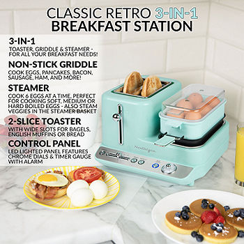 CLBS3AQ  Nostalgia Classic Retro 3-in-1 Breakfast Station 