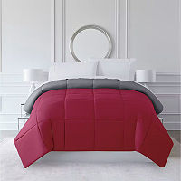 Home Expressions Ultra Soft Down Alternative Reversible Comforter, One Size, Red