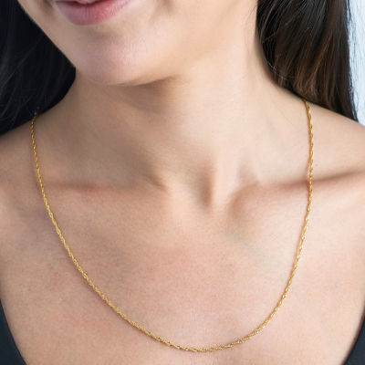 Made in Italy Womens 24K Gold Over Silver Sterling Silver 24 Inch Singapore Chain Necklace