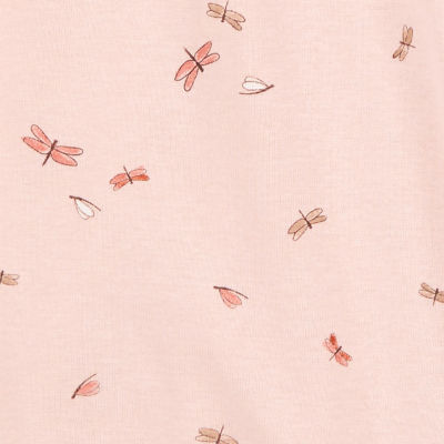 Carter's Baby Girls Rib Crew Neck Long Sleeve 2-pc. Nightgown