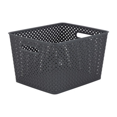 Kennedy International Black Weave Storage Box