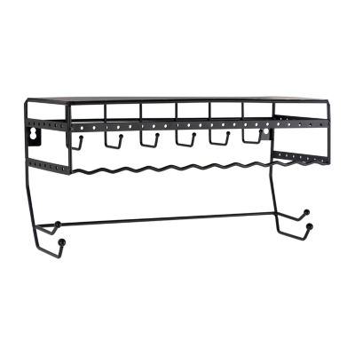 Simplify Wall Mount Jewelry Accessory Organizer, Color Black JCPenney