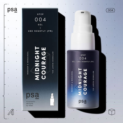 PSA Midnight Courage Rosehip & Bakuchiol Retinol Night Oil