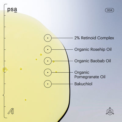 PSA Midnight Courage Rosehip & Bakuchiol Retinol Night Oil