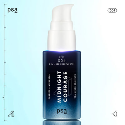 PSA Midnight Courage Rosehip & Bakuchiol Retinol Night Oil