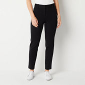 パンツ todayful Centerpress Ponte Pants Express Women's Pull-On High Rise Ankle Length Inseam 27