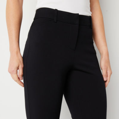 Calvin Klein Stretch Ponte Slim Tapered Leg Pull-On Pants