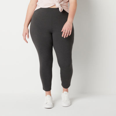 Jcpenney plus size yoga on sale pants