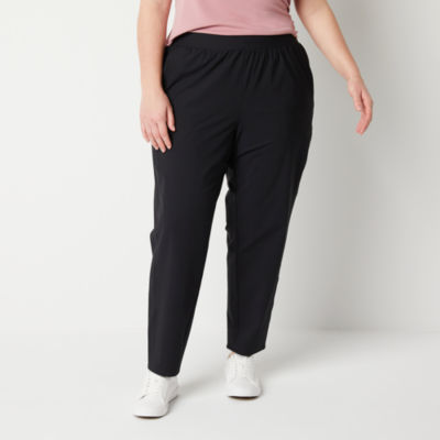 Xersion Womens Plus Mid Rise Tapered Pull-On Pants - JCPenney