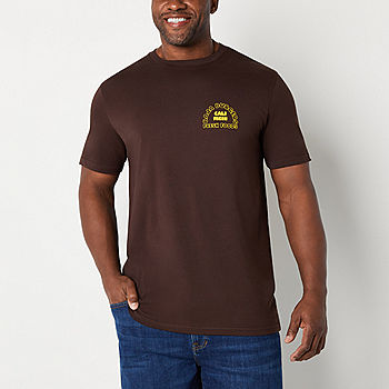 Arizona Big and Tall Mens Crew Neck Short Sleeve Regular Fit Graphic T-Shirt,  Color: Baja Burgers - JCPenney
