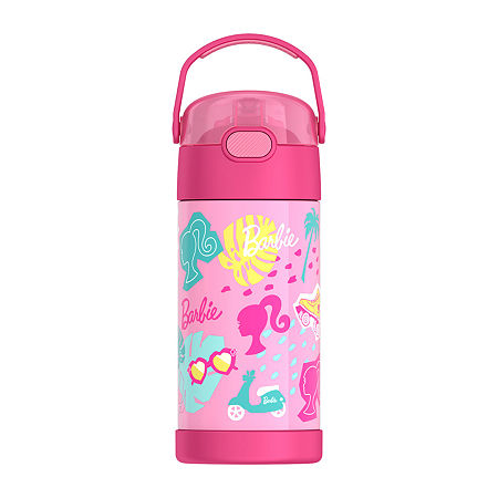 Thermos Barbie Stainless Steel 12oz. Funtainer Water Bottle, One Size, Pink