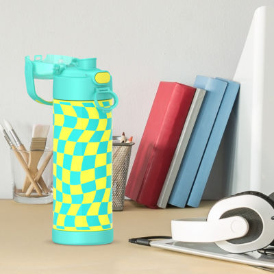 Thermos Stainless Steel Checkers 16oz. Water Bottle