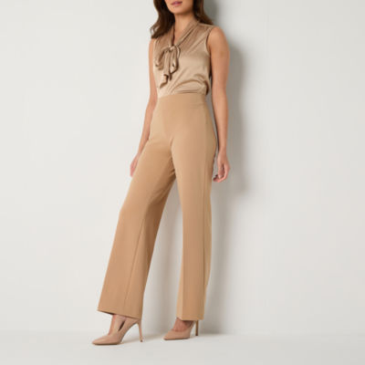 EP Modern by Evan-Picone Womens Regular Fit Wide Leg Suit Pants