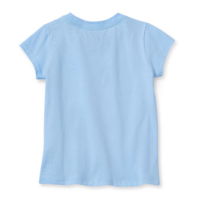 Toddler Girls Crew Neck Short Sleeve Bluey Graphic T-Shirt