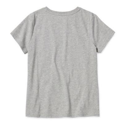 Xersion Little & Big Girls Crew Neck Short Sleeve Graphic T-Shirt