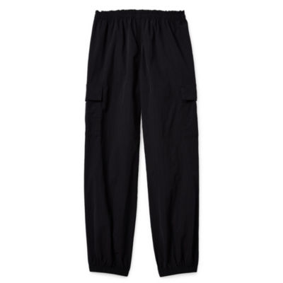 Xersion Little & Big Girls High Rise Cinched Cargo Pant