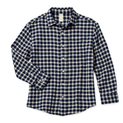 Thereabouts Little & Big Boys Long Sleeve Button-Down Shirt