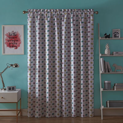 Waverly Life Is Sweet Light-Filtering Rod Pocket Single Curtain Panel
