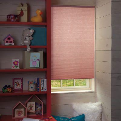 LEVOLOR Double Cell Motorized Custom Cordless Light Filtering Cellular Shade