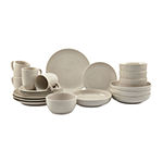 Tabletops Unlimited Boxwood 20-pc. Stoneware Dinnerware Set
