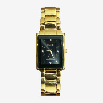 Elgin Mens Gold Tone Bracelet Watch Fg160041 - JCPenney