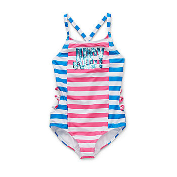 Juicy By Juicy Couture Little & Big Girls Striped One Piece