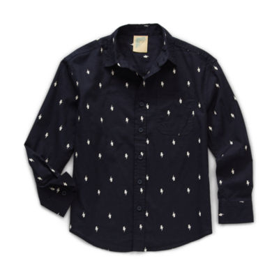 Thereabouts Little & Big Boys Long Sleeve Button-Down Shirt