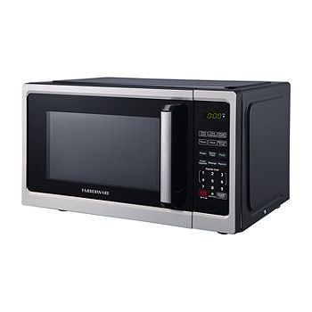 Farberware Compact Countertop Microwave Oven, 0.9 cu. ft., 900 Watts with  Safety Lock