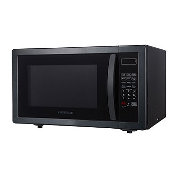 BLACK+DECKER 1.1 Cu Ft 1000W Microwave Oven - Stainless Steel Black