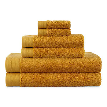 royal velvet bath towel yellow solid blend rectangle usa fieldcrest 995-5