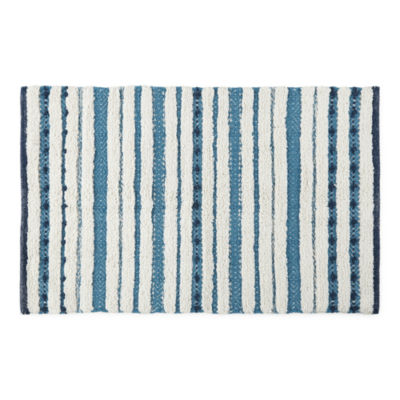 Distant Lands 20x32 Woven Stripe Fashion Bath Rug