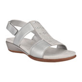 Silver sale sandals jcpenney