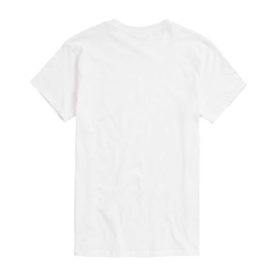 Mens Crew Neck Short Sleeve Classic Fit Spongebob Graphic T-Shirt