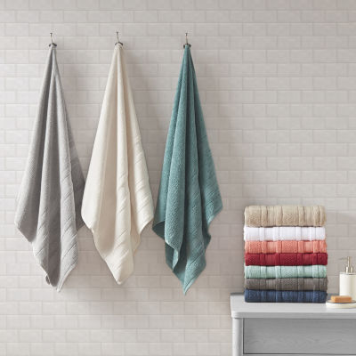 Madison Park Essentials Remy Cotton Super Soft Solid 6-pc. Quick Dry Solid Bath Towel Set