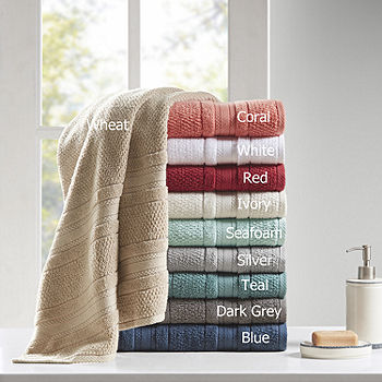 Ultra Soft 100% Cotton 4-Piece Bath Towel Set Light Blue