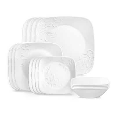 Corelle shimmering cheap white