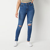 Arizona Ripped Womens High Rise Skinny Fit Jegging Jean