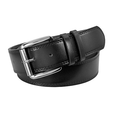 Stacy Adams Dylan 40mm Mens Belt, 42, Black