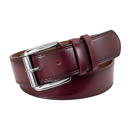 Stacy Adams Dylan 40mm Mens Belt, 34, Red