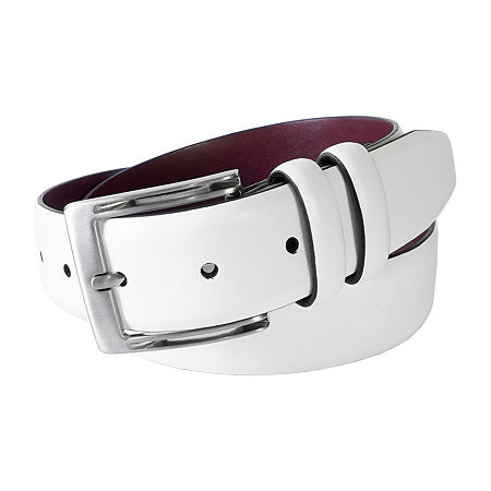 Stacy Adams Russell 35mm Mens Belt, 44, White