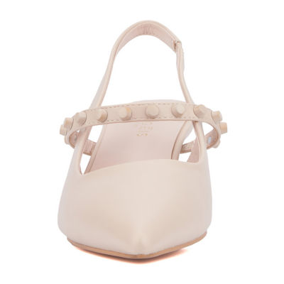 Torgeis Tamara Womens Pointed Closed Toe Kitten Heel Pumps