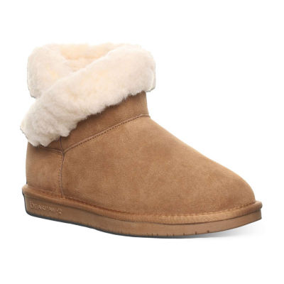 Bearpaw Womens Franie Flat Heel Winter Boots