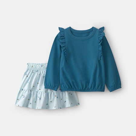 Carter's Toddler Girls 2-pc. Skort Set, 4t, Blue
