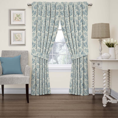 Waverly Charmed Life Light-Filtering Rod Pocket Single Curtain Panel