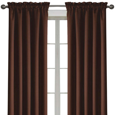 Eclipse Corin Blackout Rod Pocket Single Curtain Panel