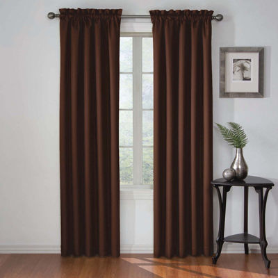 Eclipse Corin Blackout Rod Pocket Single Curtain Panel