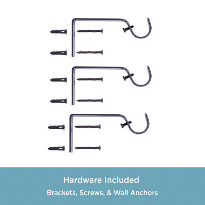 Kenney Claremont Misson 1 IN Adjustable Curtain Rod