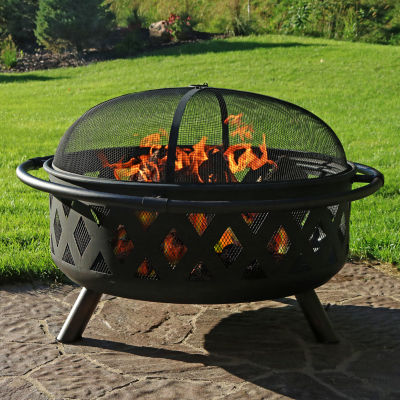 Sunnydaze Collection Portable Weather Resistant Fire Pit