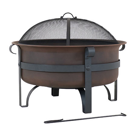 Sunnydaze Collection Fire Pit, One Size, Orange